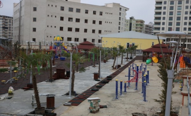 Urfa'da 'engelsiz park' projesinde sona gelindi
