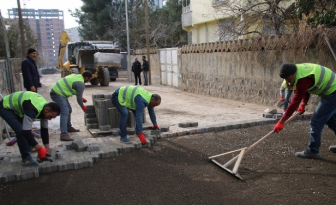 Şanlıurfa’da cadde ve sokaklarda çalışmalar sürüyor