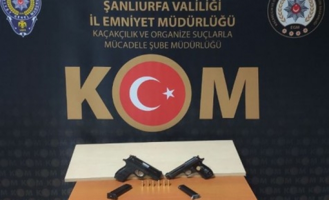 Urfa'da yasadışı silah operasyonu: 2 tutuklama