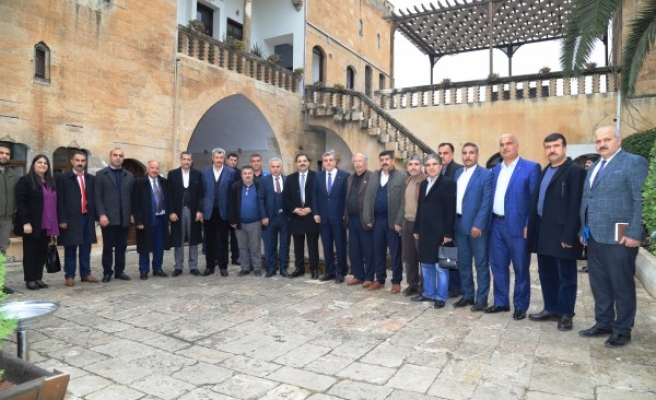 Beyazgül, Haliliye'de muhtarlarla buluştu