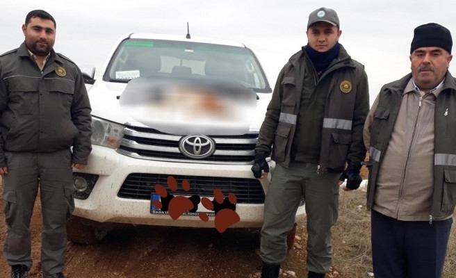 Şanlıurfa’da belgesiz avcıya baskın yapıldı