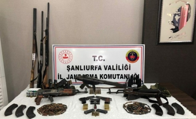 Şanlıurfa'da silah kaçakçılarına baskın: 3 gözaltı