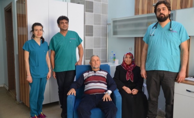 Maraş'taki hasta Urfa'da sağlığına kavuştu
