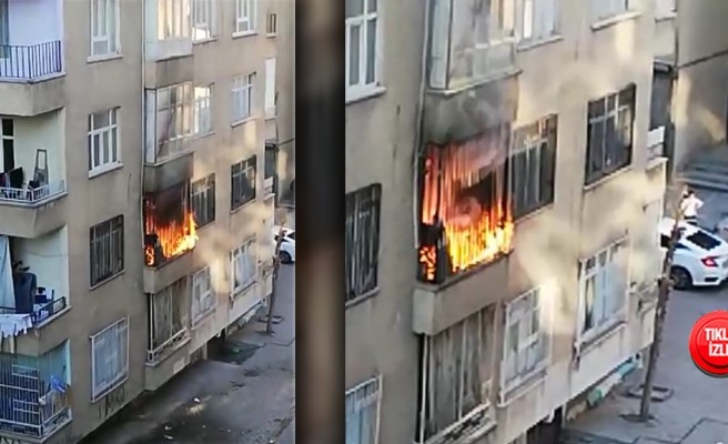 Haliliye'de çıkan yangın korkuttu