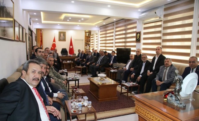 Urfa'daki STK'lardan Tugay Komutanına ziyaret