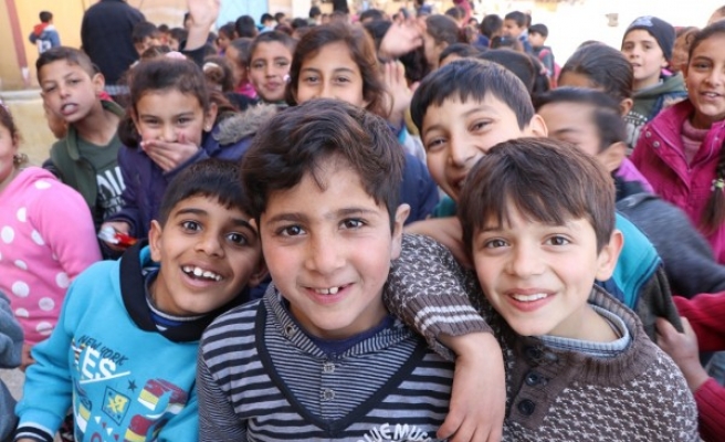 Suriyeli çocuklar, ‘Güvenli Bölge’de huzura kavuştu