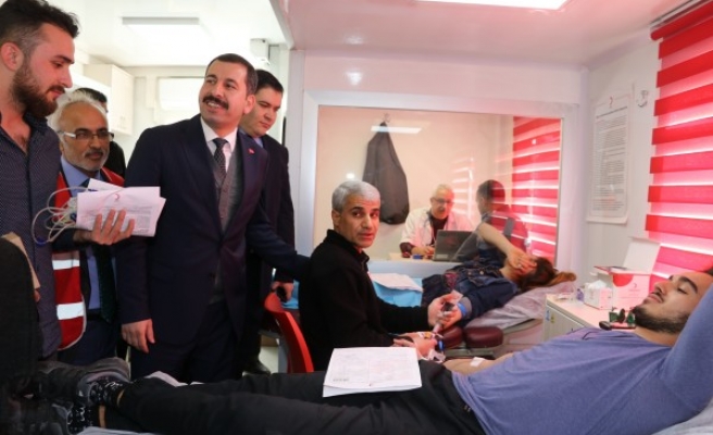 Baydilli'den kan bağışına destek