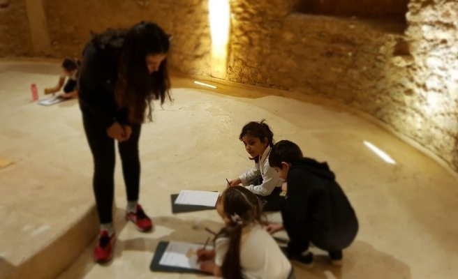 Şanlıurfa’da öğrenciler Göbeklitepe’yi resmediyor