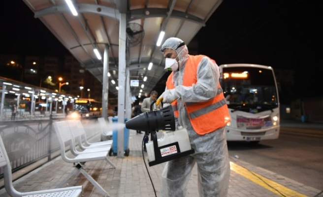 Şanlıurfa’da dezenfekte çalışmaları sürüyor