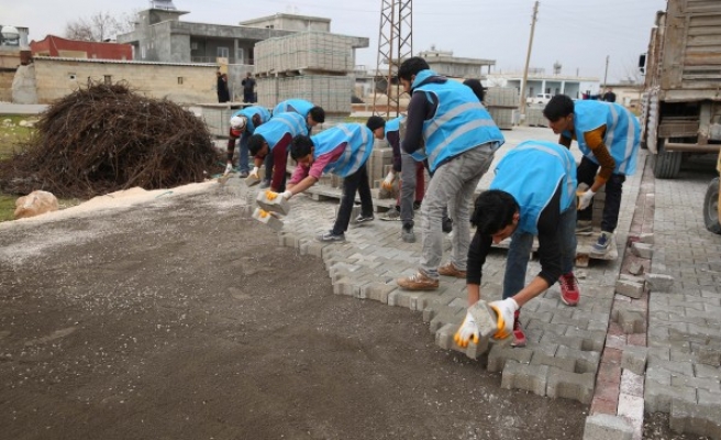 Haliliye’de alt ve üst yapı çalışmaları devam ediyor