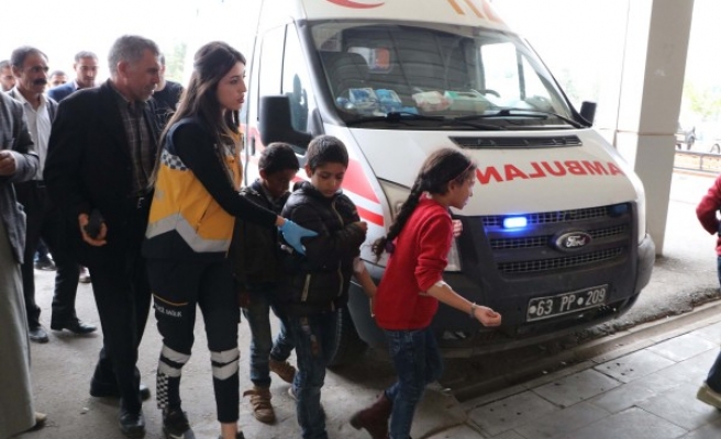 Şanlıurfa'da zehirlenen öğrenciler hastaneye kaldırıldı