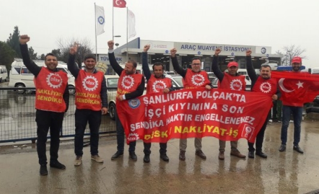 Şanlıurfa'daki işçilerin eylemi sürüyor