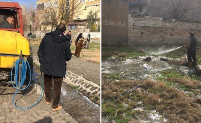 Şanlıurfa’nın ilçesinde ‘larva’ mücadelesi sürüyor