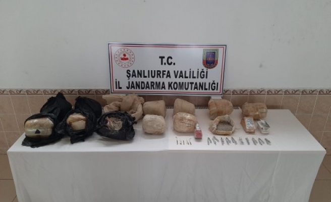 Urfa'da bidon içerisine gizlenmiş mühimmat ele geçirildi