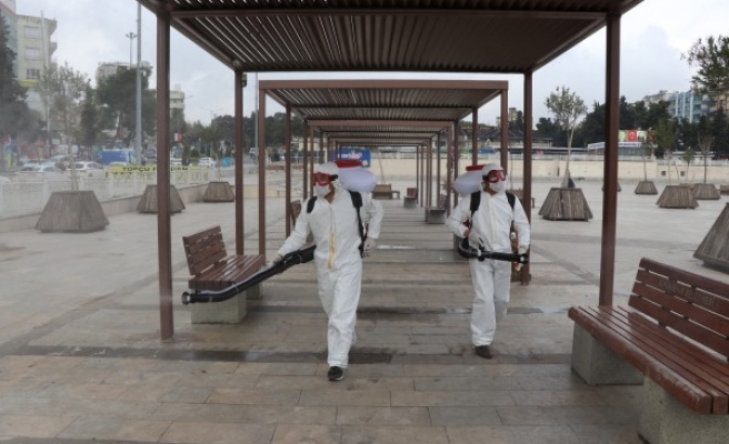Şanlıurfa adım adım dezenfekte ediliyor