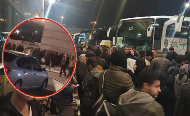 Koronaya rağmen Urfalılar halayla asker uğurladı