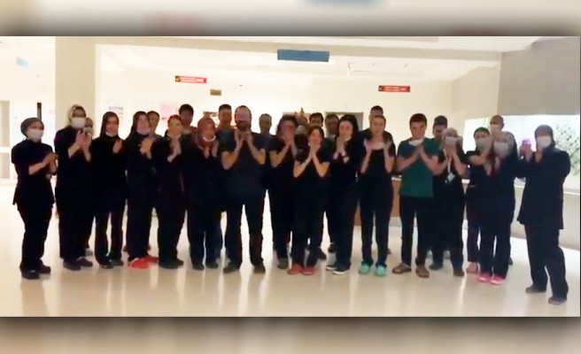 Sağlık çalışanlarından Urfalı vatandaşlara teşekkür videosu