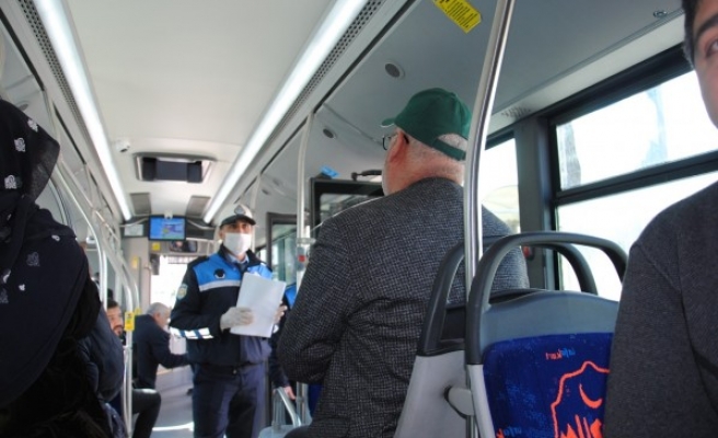Şanlıurfa’da toplu taşıma araçlarında denetim yapıldı