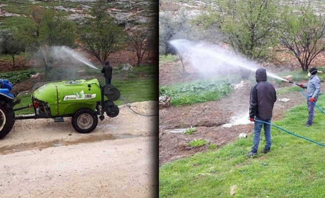 Halfeti’de sinek ve haşere ile mücadele başladı