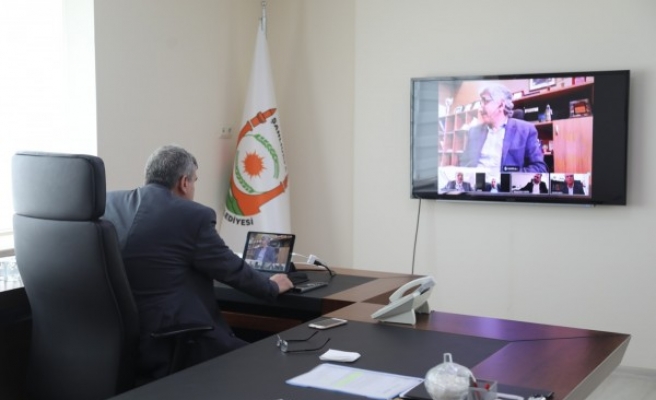 Büyükşehir'de telekonferanslı toplantı: Evde kal Şanlıurfa