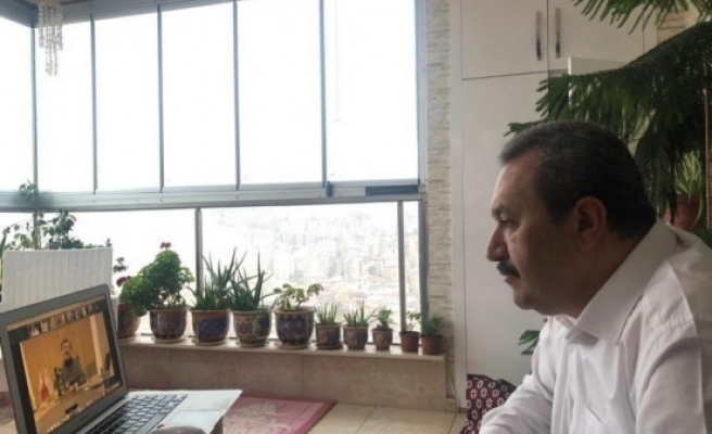 Urfalı Başkan, telekonferans ile TOBB Başkanı ile görüştü