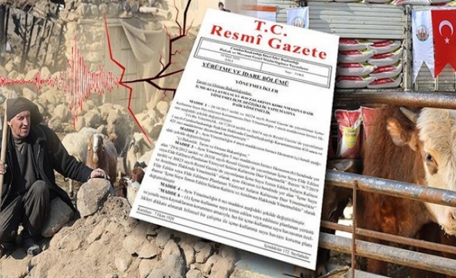 Depremzede Çiftçilere Devlet Garantisi