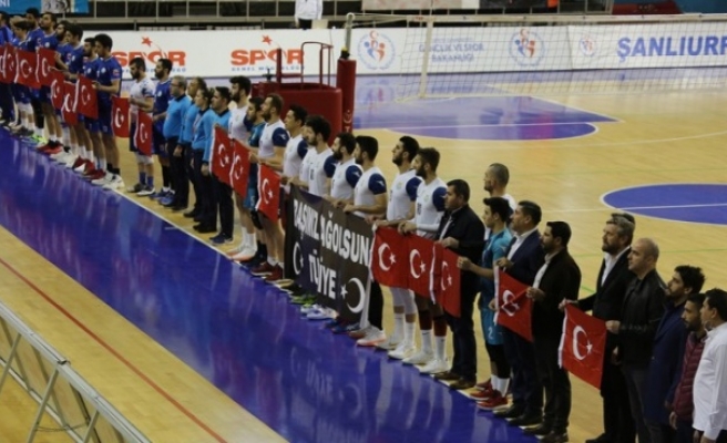 Haliliye ekibinin maçında şehitler unutulmadı