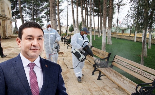 Harran Belediyesi’nde Dezenfekte Çalışması Yapıldı