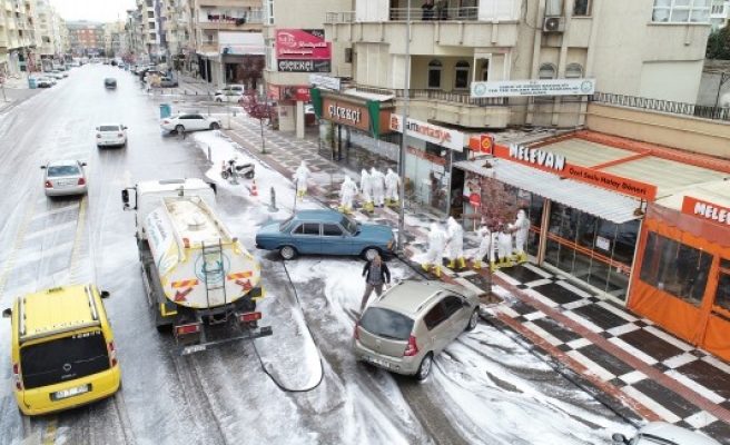 Haliliye'de koronavirüse karşı mücadele sürüyor