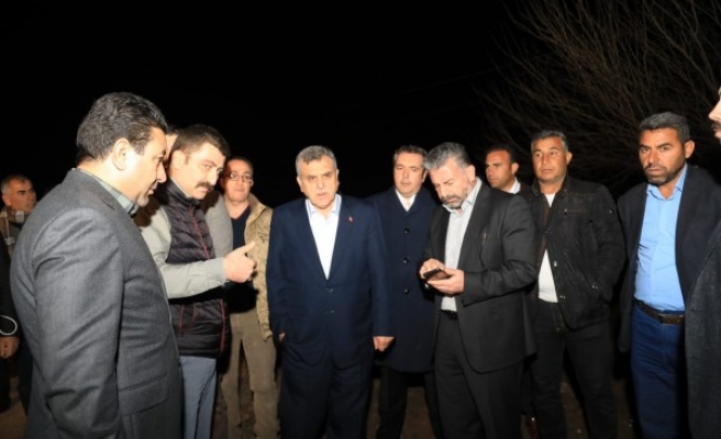 Beyazgül, yağış sonrası yapılan çalışmaları inceledi