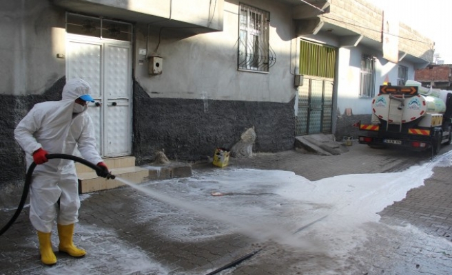 Eyyübiye'de temizlik çalışmaları sürüyor