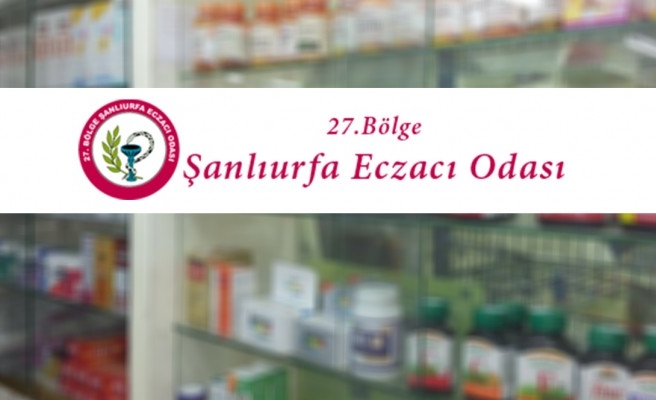 Şanlıurfa Eczacı Odasından fiyatlara ilişkin açıklama