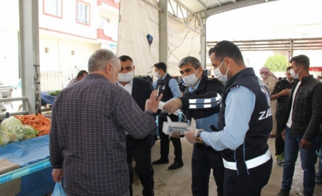 Eyyübiye’de hijyen denetleniyor: Esnafa ücretsiz dağıtılıyor