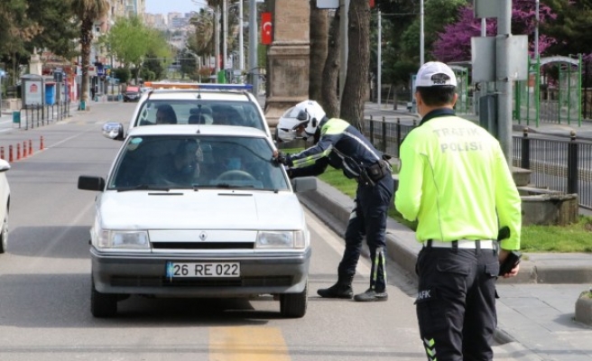 Urfa'da 'sokağa çıkma yasağı' denetimi yapıldı