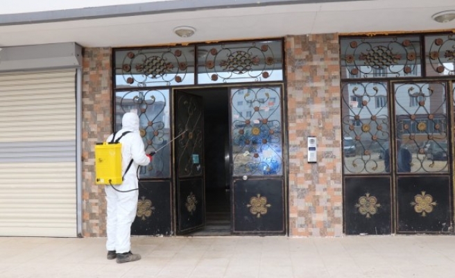 Halfeti'de koronaya karşı mücadele sürüyor