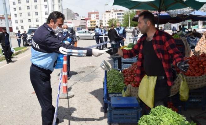 Viranşehir'de korona tedbirleri arttırıldı