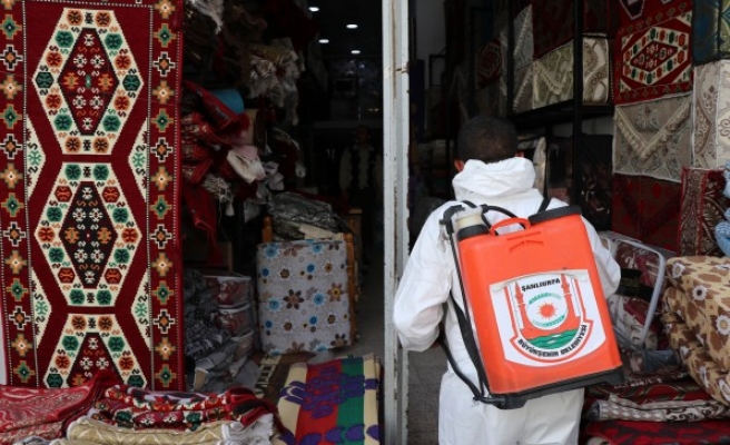 Tarihi hanlar bölgesinde ‘korona’ çalışması yapıldı