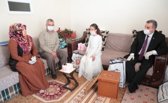 Küçük Sümeyra'nın doğum günü hayali gerçek oldu