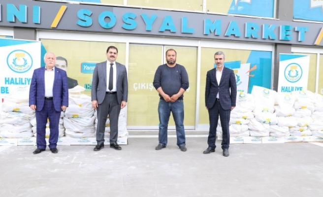 Haliliye’de işyeri kapalı olan esnafa destek