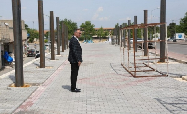 Eyyübiye’de semt pazarı çalışmaları sürüyor