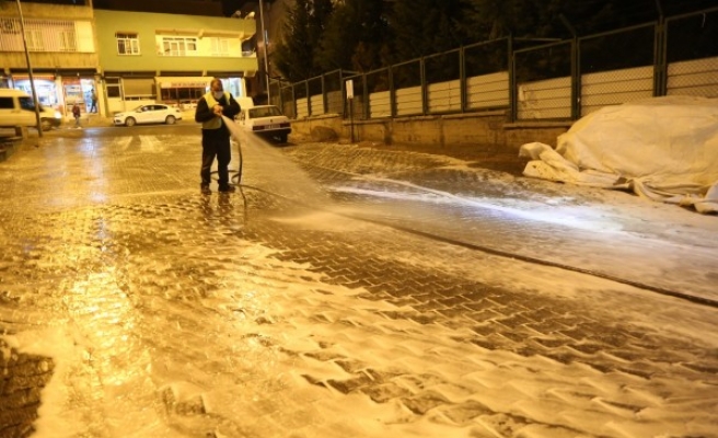 Eyyübiye’de koronavirüs çalışmaları devam ediyor