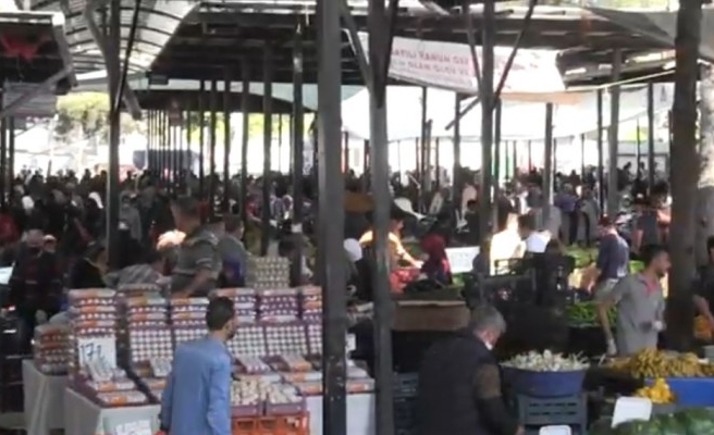 Urfa'da semt pazarlarındaki yoğunluk sürüyor!