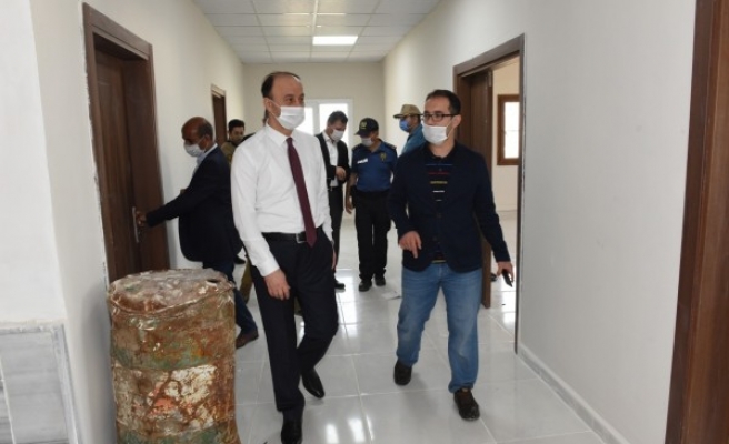 Vali Erin, Telabyad’da incelemelerde bulundu