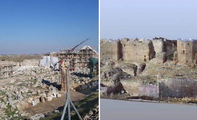 Harran Ulu Cami restorasyonu sürüyor