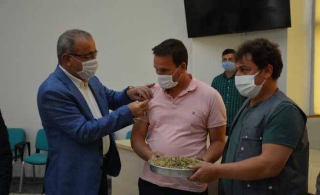 Şanlıurfa'da ilk hasat için tören yapıldı