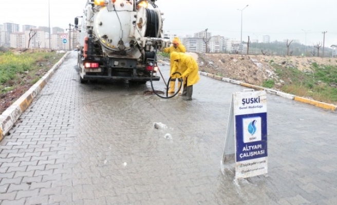 ŞUSKİ, sokağa çıkma yasağını hizmete dönüştürdü