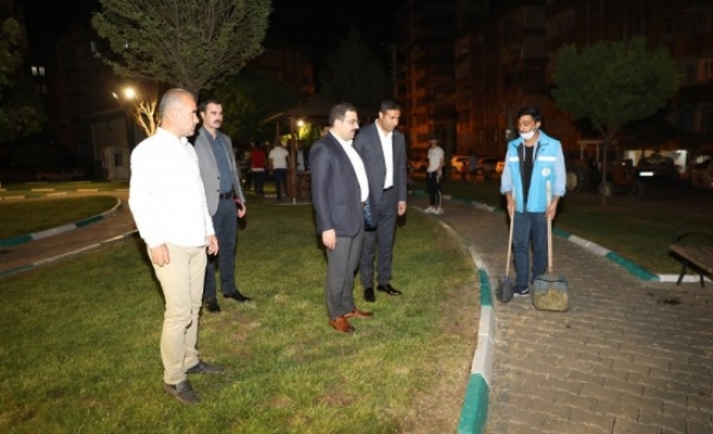 Haliliye’de yeşillendirme çalışmaları sürüyor