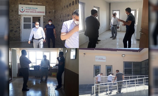 Siverek’teki sağlık tesislerinde inceleme yapıldı