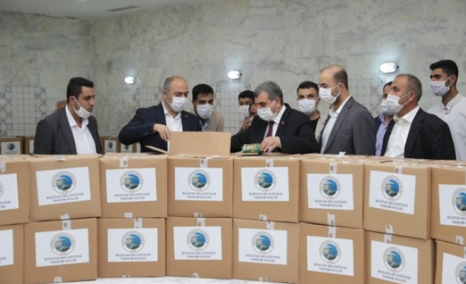 Büyükşehir Belediyesinin ilçelere yardımları devam ediyor