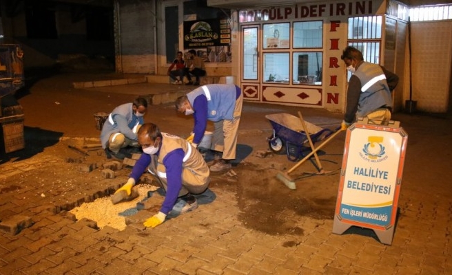 Haliliye’de yolların bakım ve onarımı sürüyor